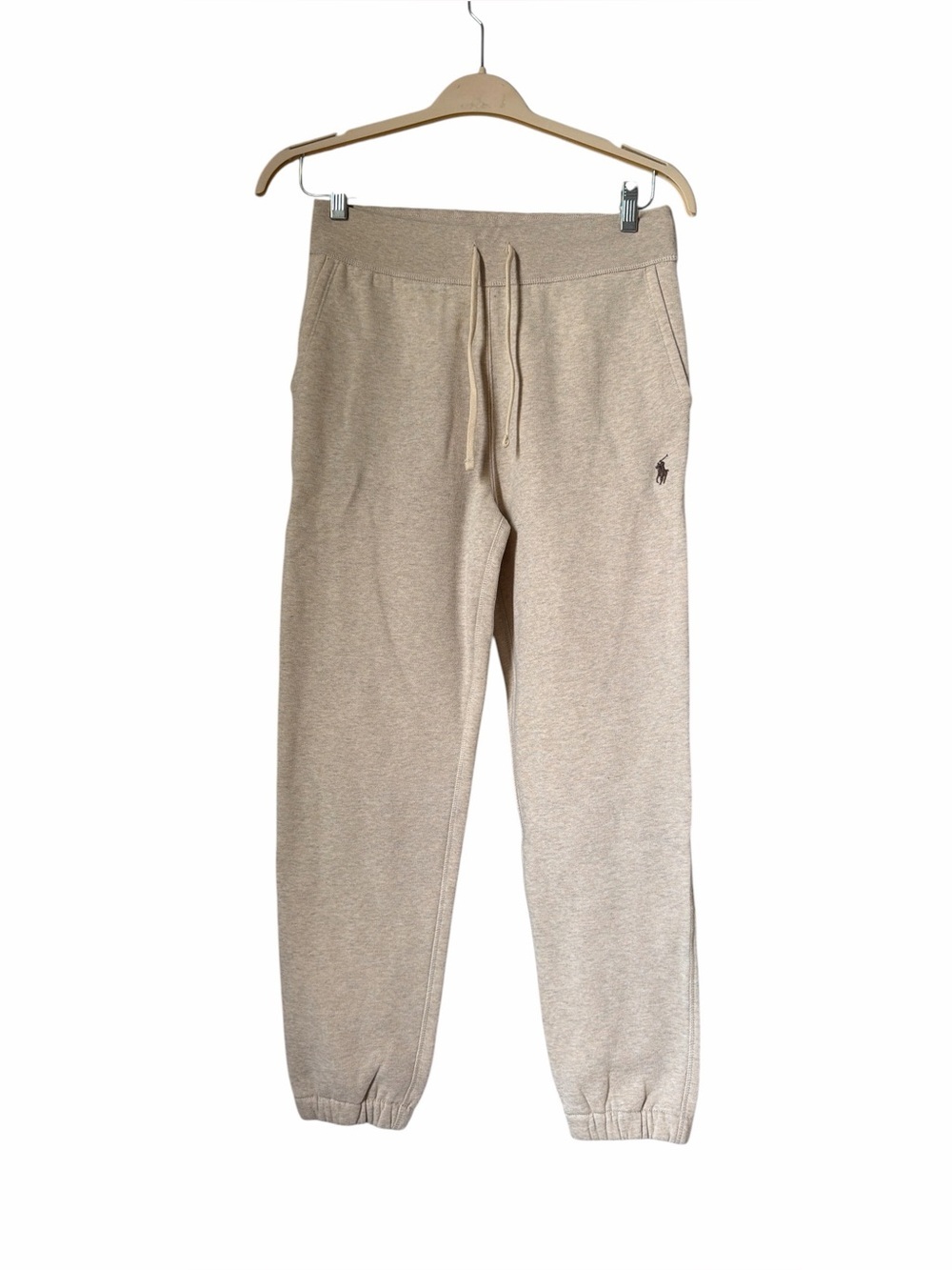 NWT POLO Ralph Lauren Dune Tan Sweatpants Drawstring Loungewear Activewear Small